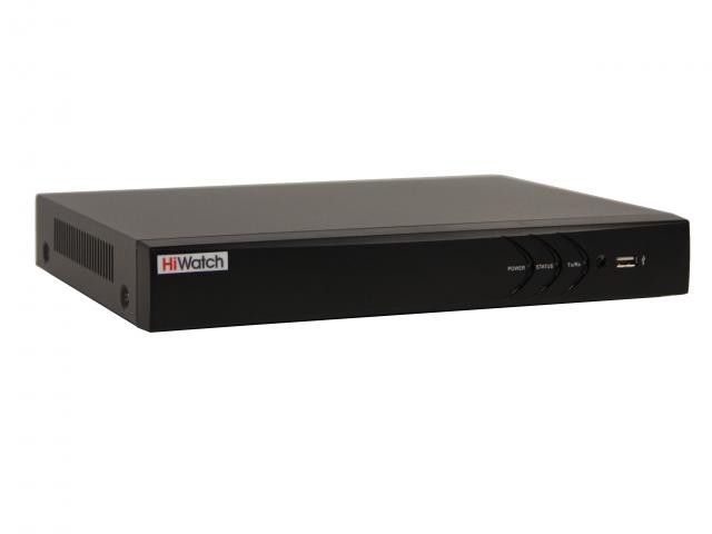 DS-H324/2Q 24-х канальный гибридный HD-TVI регистратор для  аналоговых, HD-TVI, AHD и CVI камер + 2 IP-канала