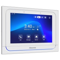 Akuvox X933S БЕЛЫЙ Android SIP indoor In-Wall monitor wireless,  WI-Fi