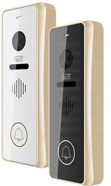CTV-D3001 Вызывная панель для видеодомофонов цвет шампань