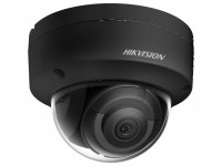 DS-2CD2183G2-IS (BLACK)(2.8mm) 8Мп уличная купольная IP-камера с EXIR-подсветкой до 30м и технологией AcuSense