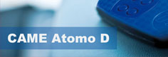 Пульты CAME с двухчастотным диапазоном серии Atomo D