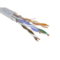 Огнестойкий кабель ParLan F/UTP Cat5e PVCLS нг(А)-FRLS 4х2х0,52 для СКС и IP-сетей