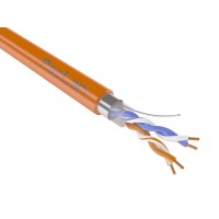 Огнестойкий безгалогенный кабель ParLan F/UTP Cat5e ZH нг(А)-FRHF 2х2х0,52 (305м) для СКС и IP-сетей