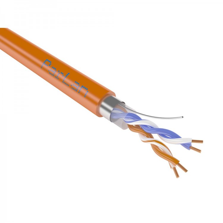 Огнестойкий безгалогенный кабель ParLan F/UTP Cat5e ZH нг(А)-FRHF 2х2х0,52 (305м) для СКС и IP-сетей