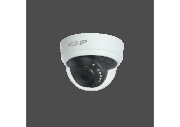 EZ-HAC-D1A21P-0360B Видеокамера мультиформатная уличная купольная 2Мп с объективом 3.6 мм (пластик)