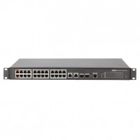 DH-PFS4226-24ET-360 Коммутатор управляемый с 24 портами 10/100 Base-T и питанием Hi-PoE до 360Вт