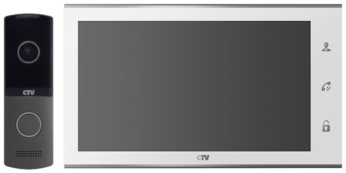 CTV-DP2101 WG Комплект цветного IP видеодомофона цв. корпуса - белый
