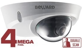 BD4640DS (2.8 mm) IP-камера 4Мп миникупольная с фиксированным объективом 2.8 мм и микрофоном