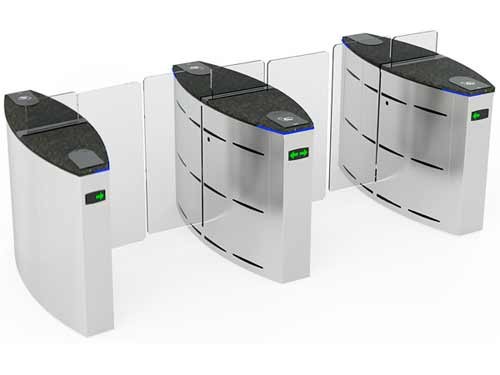 Комбинированный центральный модуль раздвижного турникета, оснащенный платой управления и светодиодными указателями прохода и направления. Корпус - нержавеющая сталь. Сервопозиционный электропривод створки с определением препятствий и автоматической разблокировкой при отключении электроэнергии. Створка из 10 мм закаленного стекла. Ширина прохода 550 и 900 мм. Высота створки 1200 мм. Время открытия - 1.6 сек SLIDING GATE SG55-90 - Центральный модуль раздвижного турникета SLIDING GATE SG90M комбинированный, ширина прохода 550 + 900 мм, высота створки 1200 мм