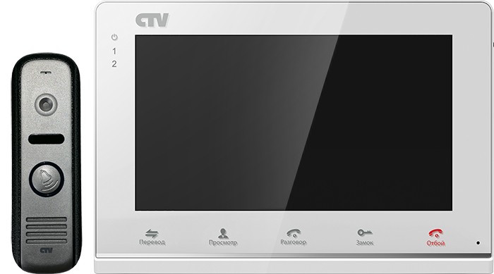 CTV-DP2700IP Комплект цветного IP видеодомофона цв. корпуса - белый
