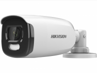 DS-2CE12HFT-F28 (2.8mm) HD-TVI камера 5Мп ColorVu цилиндрическая уличная с LED подсветкой