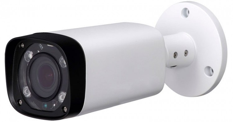 DH-HAC-HFW2231RP-Z-IRE6-POC Видеокамера HDCVI Уличная цилиндрическая 1080P с POC, моторизированным объективом и сверхдальней ИК подсветкой