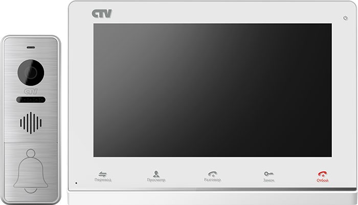 CTV-DP4101 AHD W Комплект видеодомофона цв. корпуса - белый