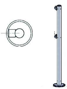 Praktika Стойка ограждения односторонняя (ВЗР.1996.01.0.000)
