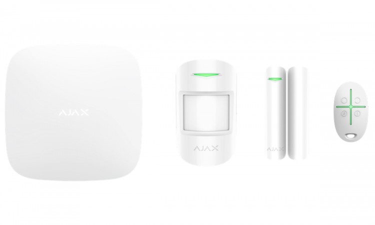Комплект сигнализации Ajax StarterKit Plus. Белый (Hubkit Plus)