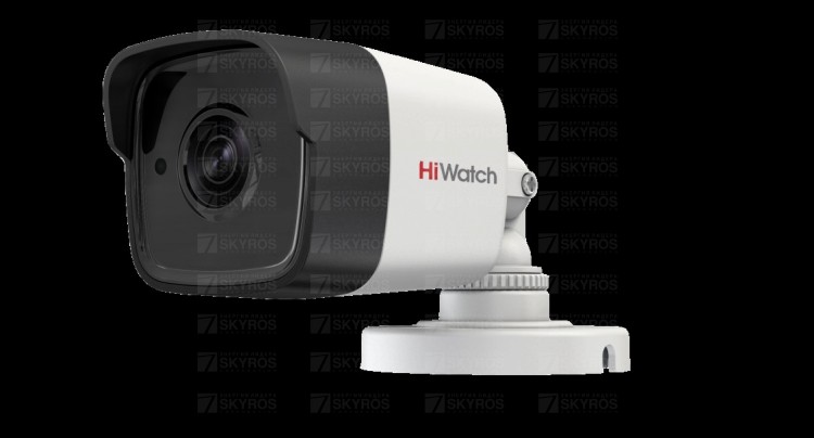 3Мп уличная цилиндрическая HD-TVI камера DS-T300 (2.8 mm) с ИК-подсветкой до 20м
