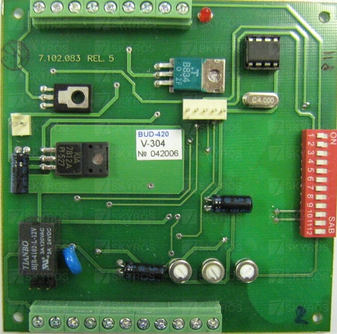 Плата печатная  в сборе ЗИП БУД-420М