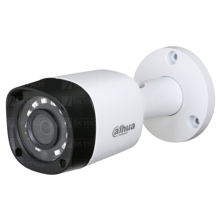 DH-HAC-HFW1000RMP-0360B-S3 Видеокамера уличная цилиндрическая мультиформатная (4 в 1) 720P