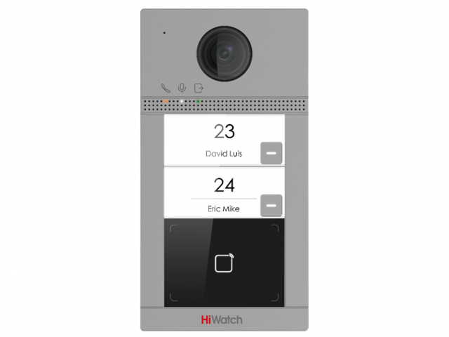 VDP-D4212W/Flush 2Мп IP вызывная панель на двух абонентов с ИК-подсветкой до 3м и Wi-Fi