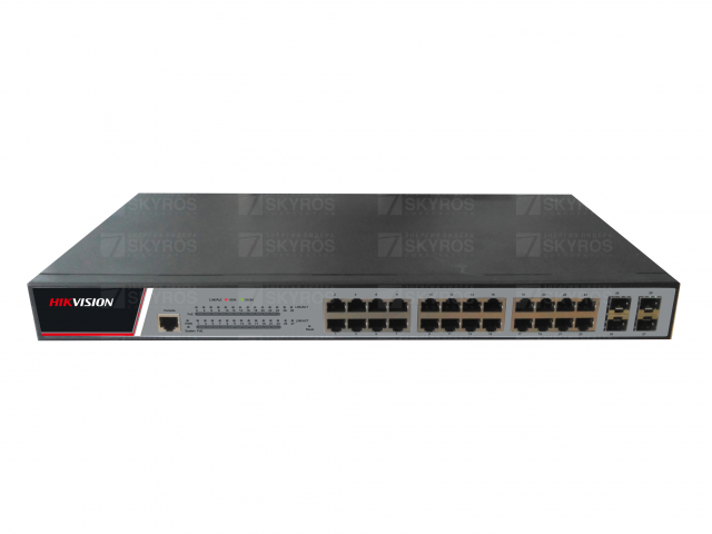 DS-3E2528 Коммутатор управляемый L2 с 24 портами 10/100/1000Base-T и Uplink 4 портами 1000Base-X SFP