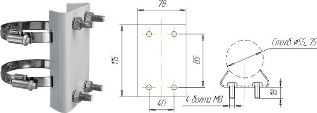 MAP60 (320) монтажный адаптер