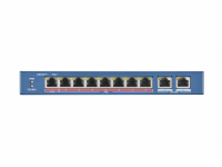 DS-3E0310P-E/M Коммутатор неуправляемый с 8 портами 10/100 Base-T и питанием PoE+ до 110Вт