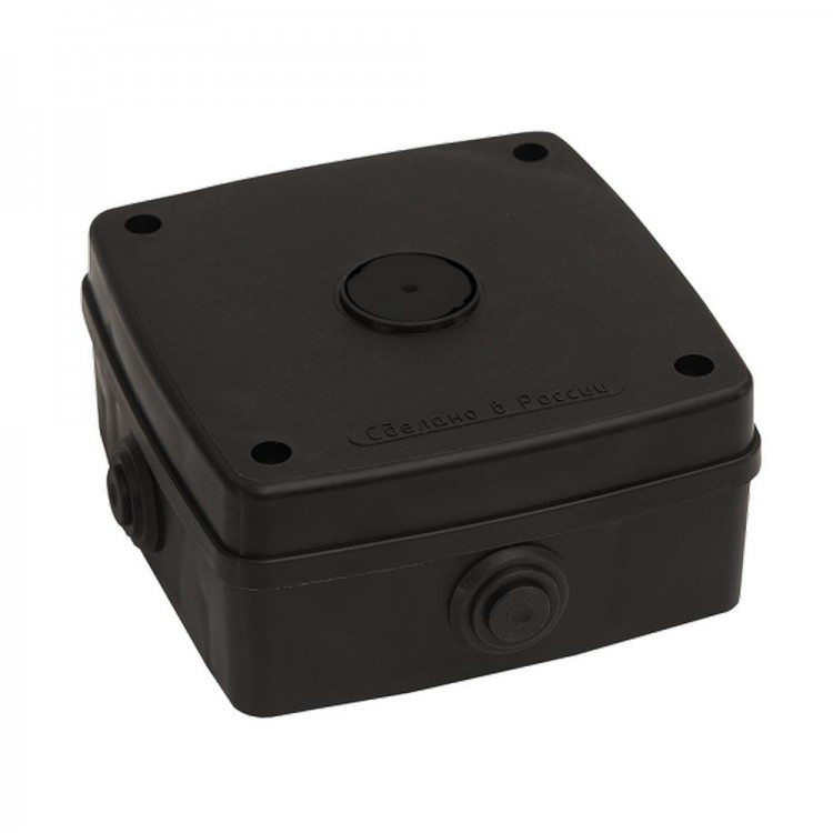 МК-1 PRO (черная) Монтажная коробка для уличных видеокамер