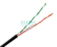 Кабель UTP 5E Eletec 2x2xAWG24, наружный, 305 м, медь