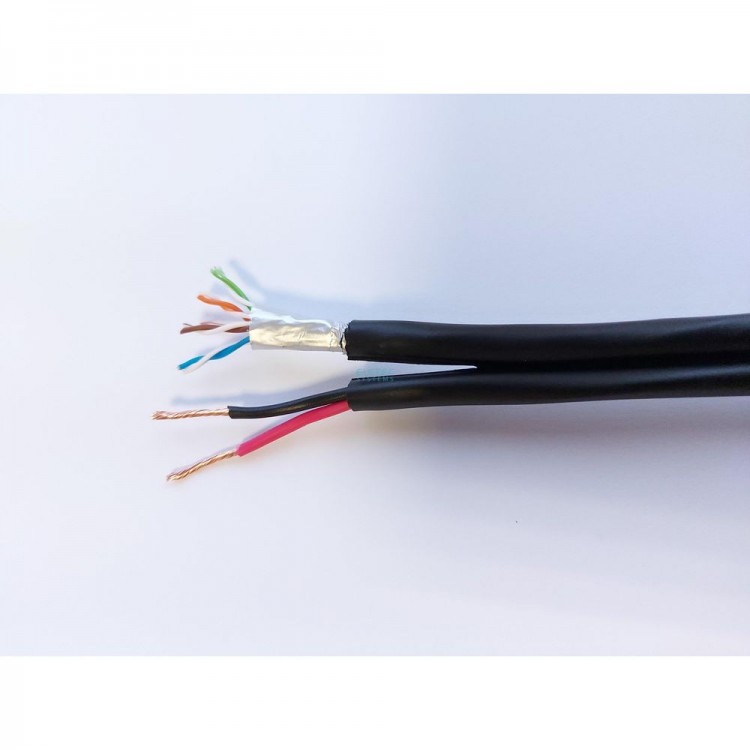 Кабель комб. FTP 5E 4x2x0.5 + 2x0.75 CU outdoor, 200 м