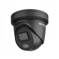 DS-2CD2347G2-LU (2.8mm)(C)(BLACK) 4Мп уличная купольная IP-камера с LED-подсветкой до 30м и технологией AcuSense