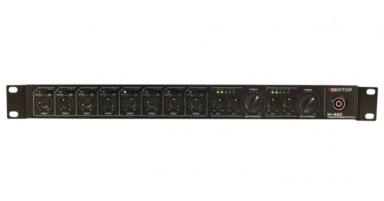 М-442 (V2) Микшер-предусилитель