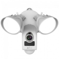 LC1C White Беспроводная IP-камера 2Мп уличная c объективом 121° прожекторами 2000lm сиреной 100dB и PIR датчиком (CS-LC1C-A0-1F2WPFRL)