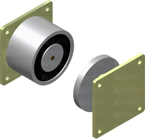 Roksa Entrans Zamok Al 50fc 24vdc Kruglyj Elektromagnitnyj Zamok Dlya Uderzhaniya Dverej V Otkrytom Sostoyanii