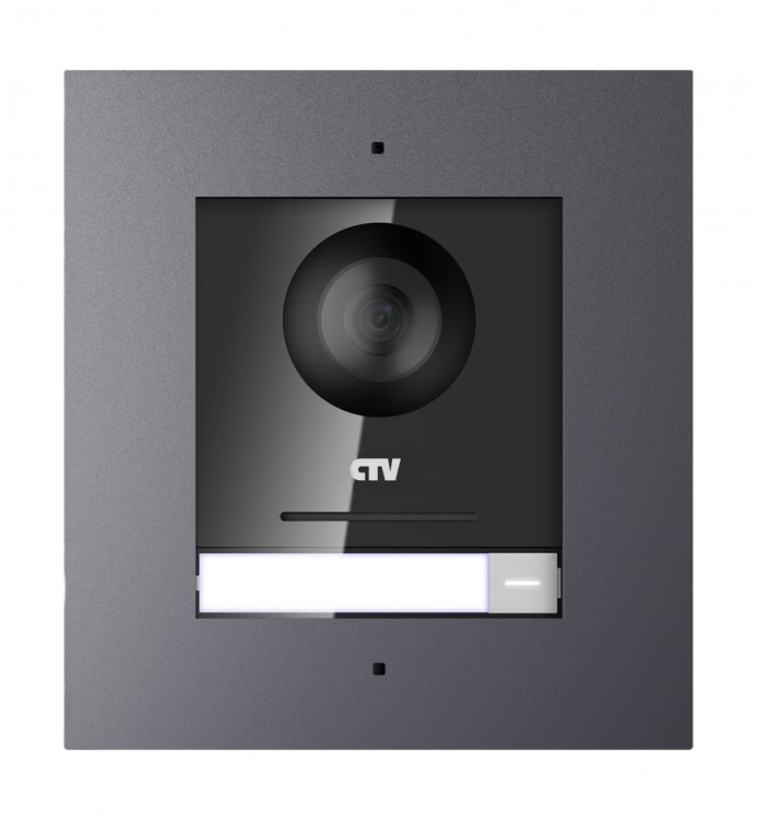 CTV-IP-UCAMF IP вызывная панель для IP видеодомофона, установка врезная (монтажная рамка в комплекте)