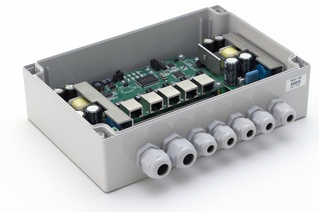 PSW-1-45 Неуправляемый 4-портовый PoE коммутатор 100МБит/с в уличном исполнении