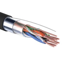 Кабель FTP 5E Ship lite 4x2xAWG25, наружный, эконом, 305 м, CCA (медь 30%)