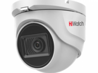 DS-T203A (2.8 mm) 2Мп уличная купольная HD-TVI камера с EXIR-подсветкой до 30м и встроенным микрофоном (AoC)