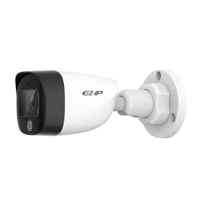 EZ-HAC-B6B20P-LED-0280B Видеокамера мультиформатная (4 в 1) 2Мп Full Color Starlight цилиндрическая с объективом 2.8 мм и LED-подсветкой