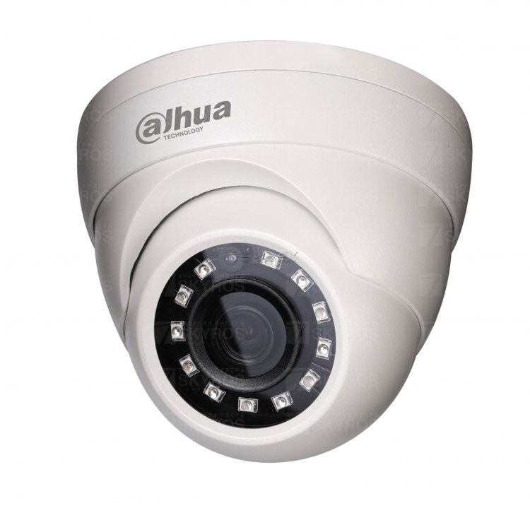 DH-HAC-HDW1000MP-0280B-S3 Видеокамера мультиформатная (4 в 1) 720P купольная уличная с объективом 2.8мм