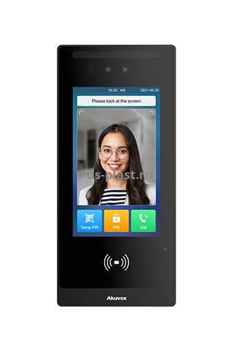 Akuvox E18C ЧЕРНЫЙ SIP video doorphone (on-wall)