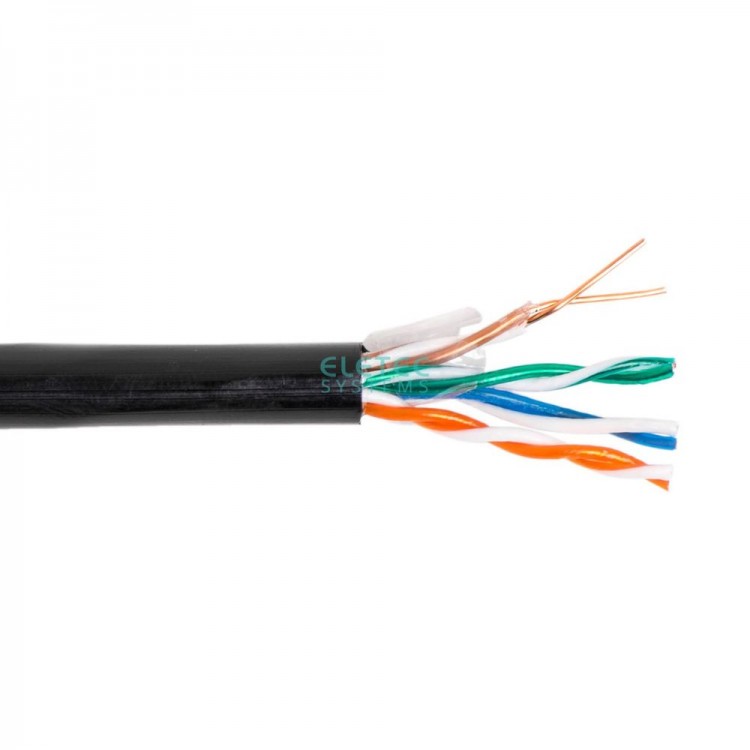 Кабель UTP 5E PROFI line 4x2xAWG24, наружный, Eletec, 305м, медь, Россия