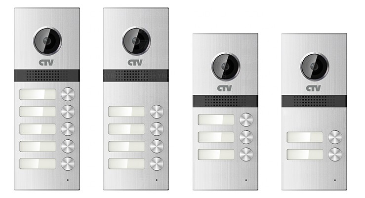 CTV-D Multi Вызывная многоабонентская панель для видеодомофонов