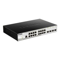 DL-DGS-1210-20/ME/B1A Управляемый L2 коммутатор с 16 портами 10/100/1000Base-T и 4 портами 1000Base-X SFP