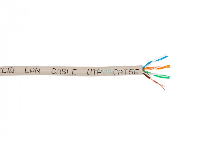 Кабель UTP 5E Eletec 4x2xAWG24, эконом, 305 м, CCA (медь 30%)
