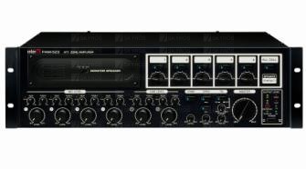 PAM-520 Модульный микшер-усилитель, 5 зон, 240 Вт, 2 лин., 4 унив. входа, вход АТС, RM-05A, режим EM, Voice File
