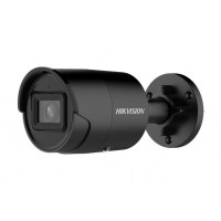 DS-2CD2043G2-IU (2.8mm)(BLACK) 4Мп уличная цилиндрическая IP-камера с EXIR-подсветкой до 40м и технологией AcuSense