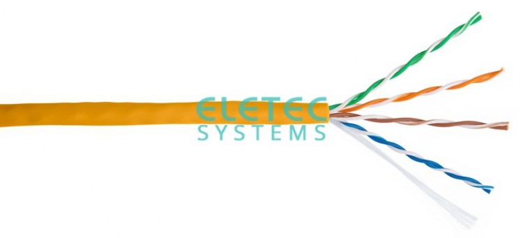 Кабель UTP 5E Eletec 4x2xAWG24 LSZH эконом 305м, CCA(медь 30%)