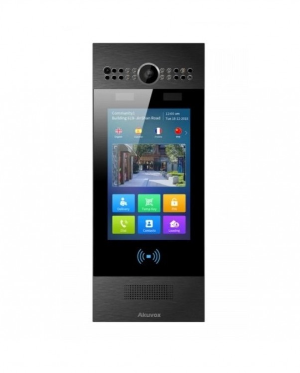 Akuvox R29C-B SIP Door Phone with Facial Recognition and Thermometry (in-wall)