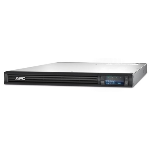 ИБП APC Smart-UPS 1500 ВА с ЖК-индикатором, стоечного исполнения высотой 1U, 230 В (SMT1500RMI1U)