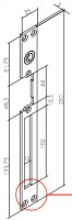 F 05-07 Grey Планка для защелки